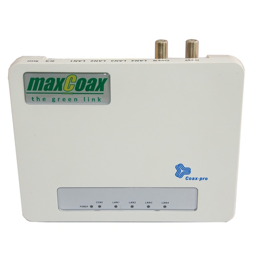[MCCNM-L2-4-1G] maxCoax CNM-L2-4-1GHz Cable Network Modem End-point, 4x LAN port